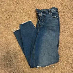 Old navy size 10 button fly jeans